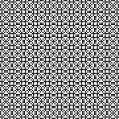 Abstract Cross Pattern Dots Logo generative computational art illustration