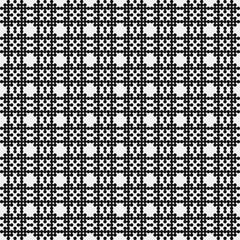 Abstract Cross Pattern Dots Logo generative computational art illustration