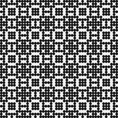 Fototapeta premium Abstract Cross Pattern Dots Logo generative computational art illustration