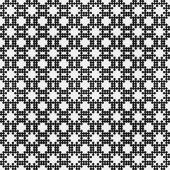 Abstract Cross Pattern Dots Logo generative computational art illustration