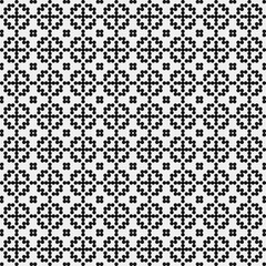 Abstract Cross Pattern Dots Logo generative computational art illustration