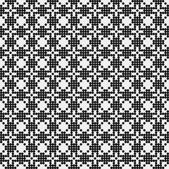 Abstract Cross Pattern Dots Logo generative computational art illustration