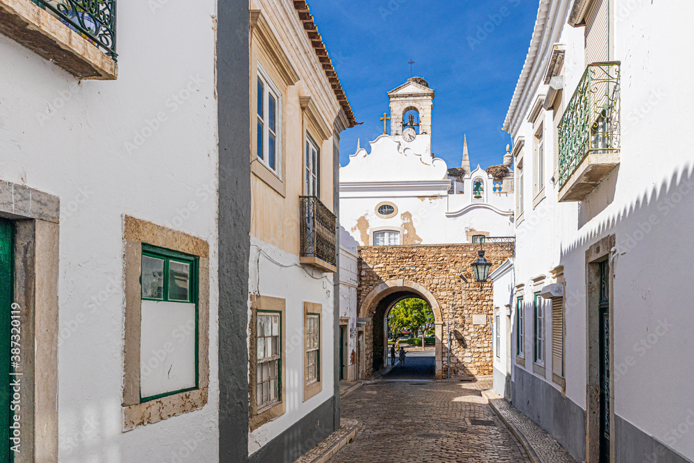 Sticker street in the old town