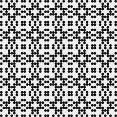 Abstract Cross Pattern Dots Logo generative computational art illustration