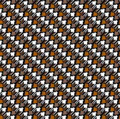 Houndstooth seamless pattern. Vintage textile texture. Classic fashion. crowbars images pattern.
