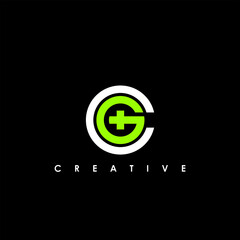 GC Letter Initial Logo Design Template Vector Illustration
