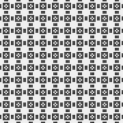 Fototapeta premium Abstract Cross Pattern Dots Logo generative computational art illustration
