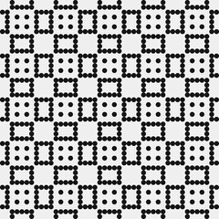 Fototapeta premium Abstract Cross Pattern Dots Logo generative computational art illustration