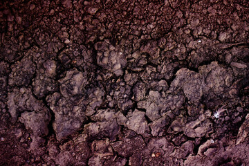 Clods of soil pattern background
