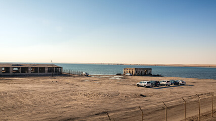 Morning view from historical old Al-Uqair port in Saudi Arabia. 02-October-2020