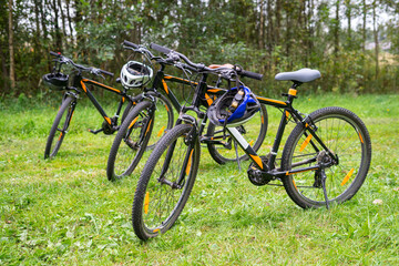 Fototapeta premium three bicycles