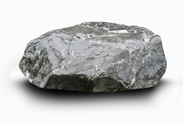 stones isolated on white background. Clipping Path