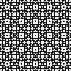 Fototapeta premium Abstract Cross Pattern Dots Logo generative computational art illustration