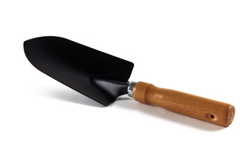 Shovel gardening on white background