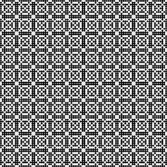 Abstract Cross Pattern Dots Logo generative computational art illustration