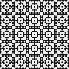 Abstract Cross Pattern Dots Logo generative computational art illustration