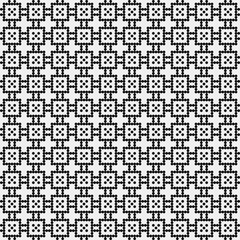 Fototapeta premium Abstract Cross Pattern Dots Logo generative computational art illustration