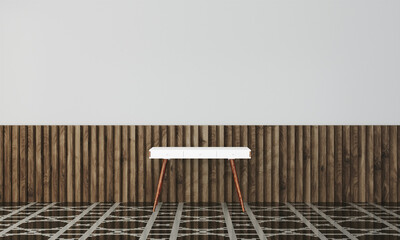 modern interior with office desk