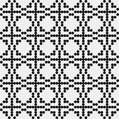 Abstract Cross Pattern Dots Logo generative computational art illustration