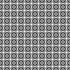 Fototapeta premium Abstract Cross Pattern Dots Logo generative computational art illustration