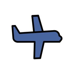 Obraz premium Airplane Icon Design Vector Template Illustration