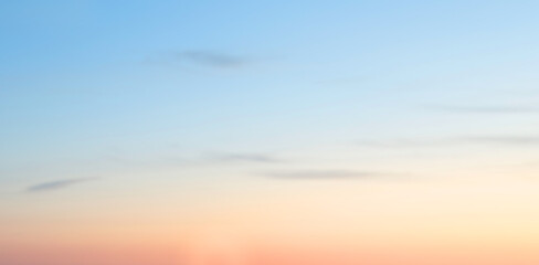 Fototapeta premium sunset with clouds