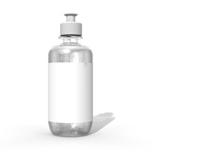 Bottle of hand sanitizer