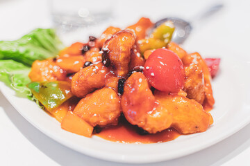 Vegan sweet and sour pork - A Popular Chinese food
