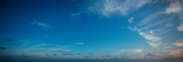 blue sky with clouds