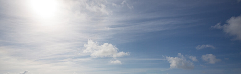 blue sky with clouds