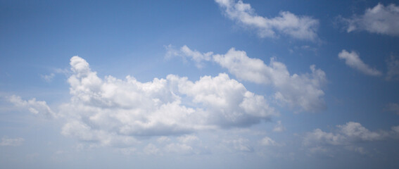 blue sky with clouds