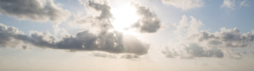 sun and clouds black and white