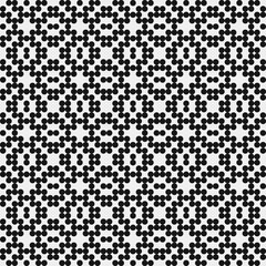 Abstract Cross Pattern Dots Logo generative computational art illustration