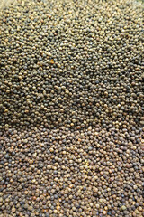 Close up pile of pepper 