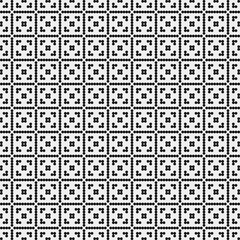 Fototapeta premium Abstract Cross Pattern Dots Logo generative computational art illustration
