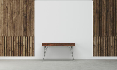 modern interior with office desk