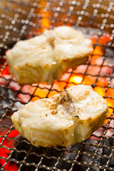 ふぐの網焼き