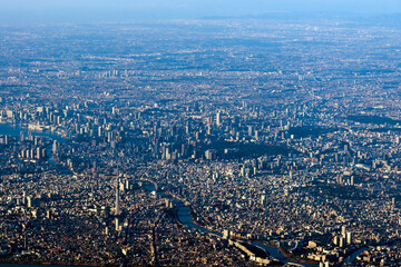 大都会東京空撮