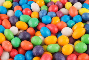 Fototapeta na wymiar Multicolored candy background