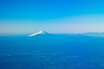 空撮富士山