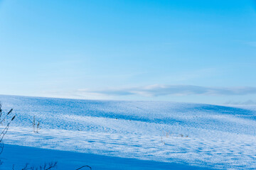 Obraz na płótnie Canvas 雪の丘