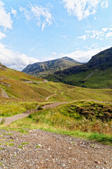 Three Sisters viewpoint - Scottish Highlands - Glencoe, Scotland