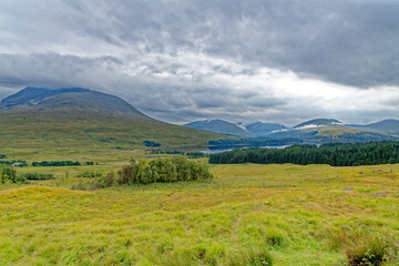 Fototapeta na wymiar Loch Tulla Viewpoint - Scotland - United Kingdom