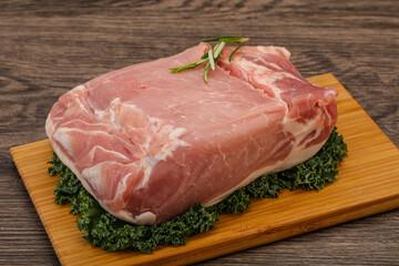 Pork meat piece for cooking