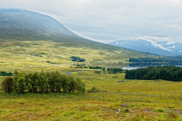 Obraz premium Loch Tulla Viewpoint - Scotland - United Kingdom