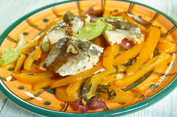 Italian  Baccala mediterraneo