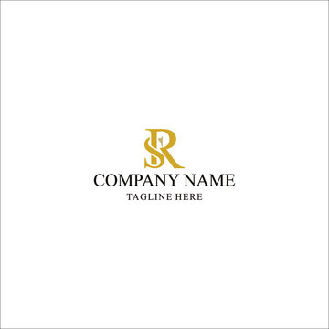 Simple elegant logo with "SR" "RS" letter initial speaks sophistication, trust and luxury/wealth
