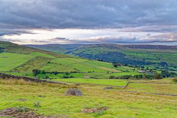 Fototapeta na wymiar Swaledale in the Yorkshire Dales National Park - England