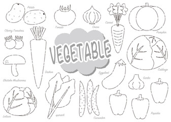 可愛い野菜のセット2