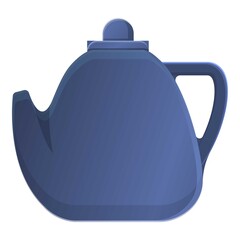 Tea pot icon. Cartoon of tea pot vector icon for web design isolated on white background
